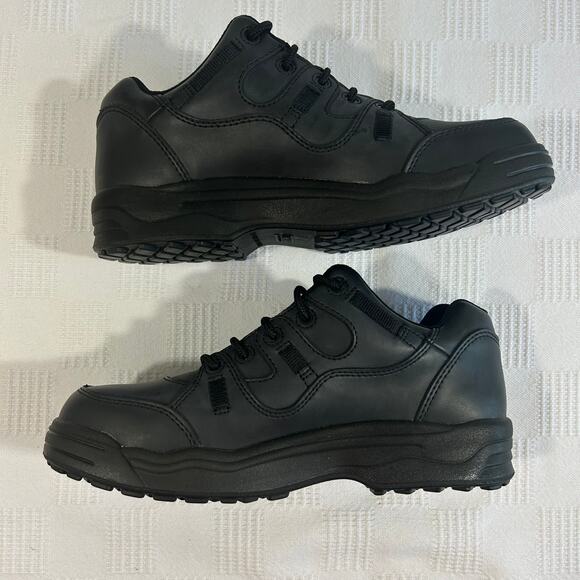 Worx Red Wing Oxford Safety Shoes Men 10.5 M Non-Metallic Toe Black 6550 main image 6